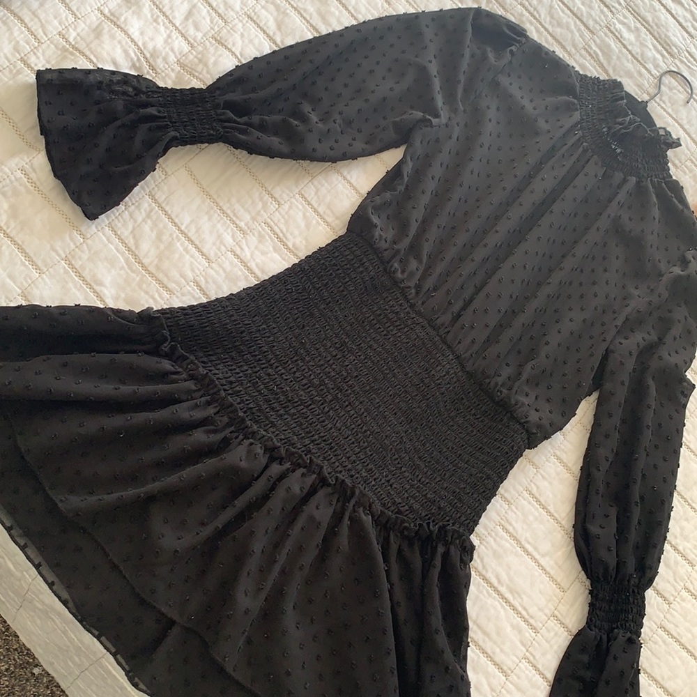 Black event dress
